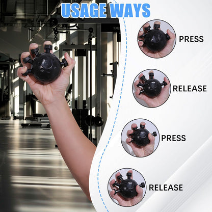 Hand Grip Strengthener – Adjustable Resistance Forearm & Finger Trainer for Gym, Climbing & Exercise