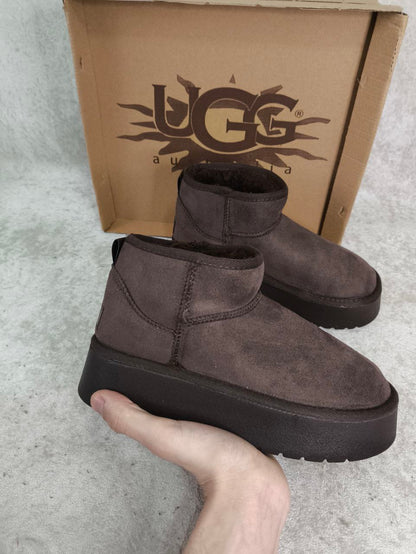 UGG Platform Acı Kahve Renk