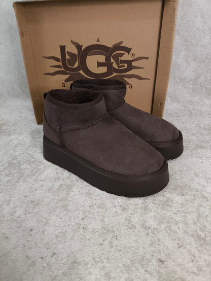 UGG Platform Acı Kahve Renk