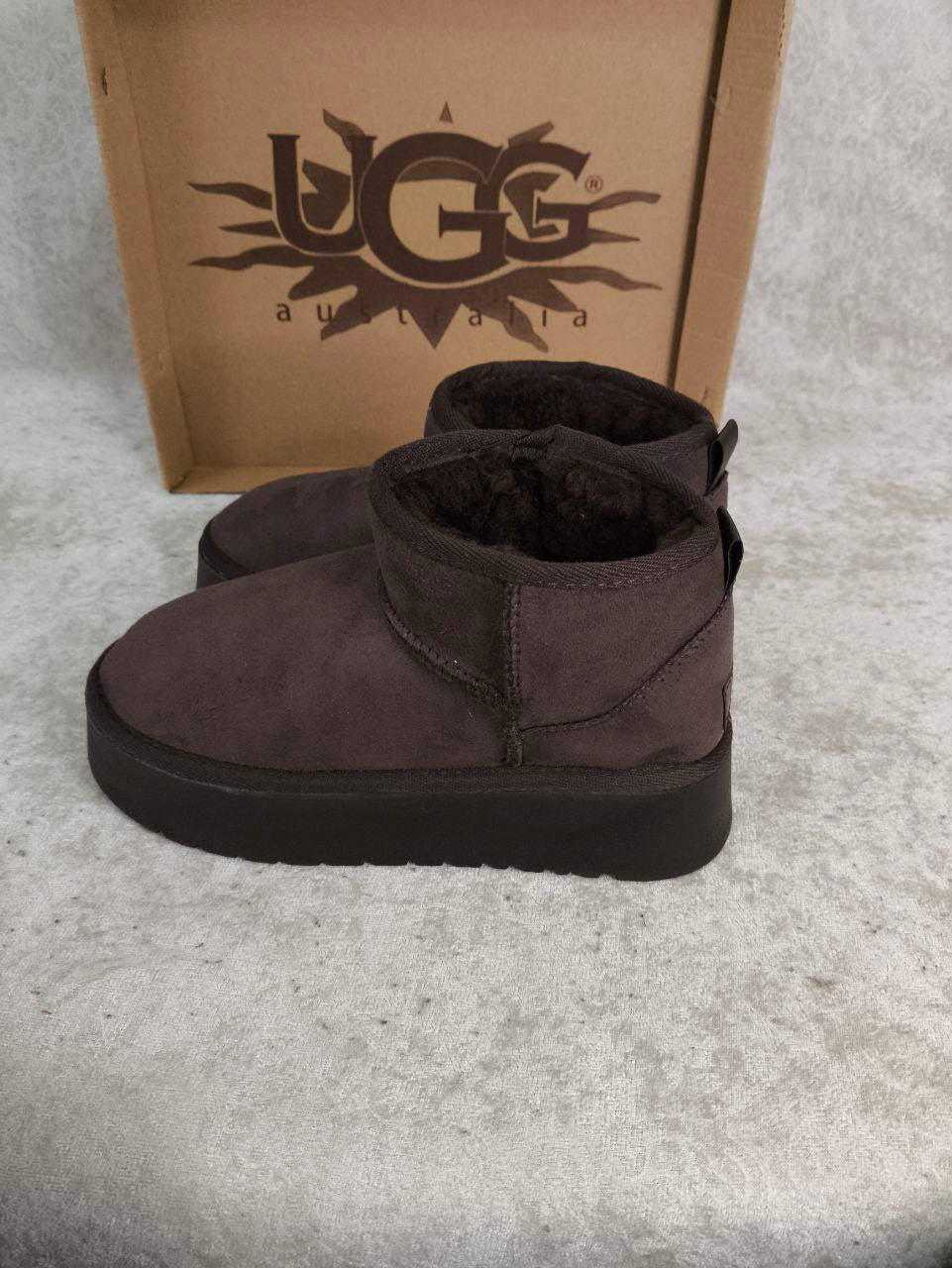 UGG Platform Acı Kahve Renk