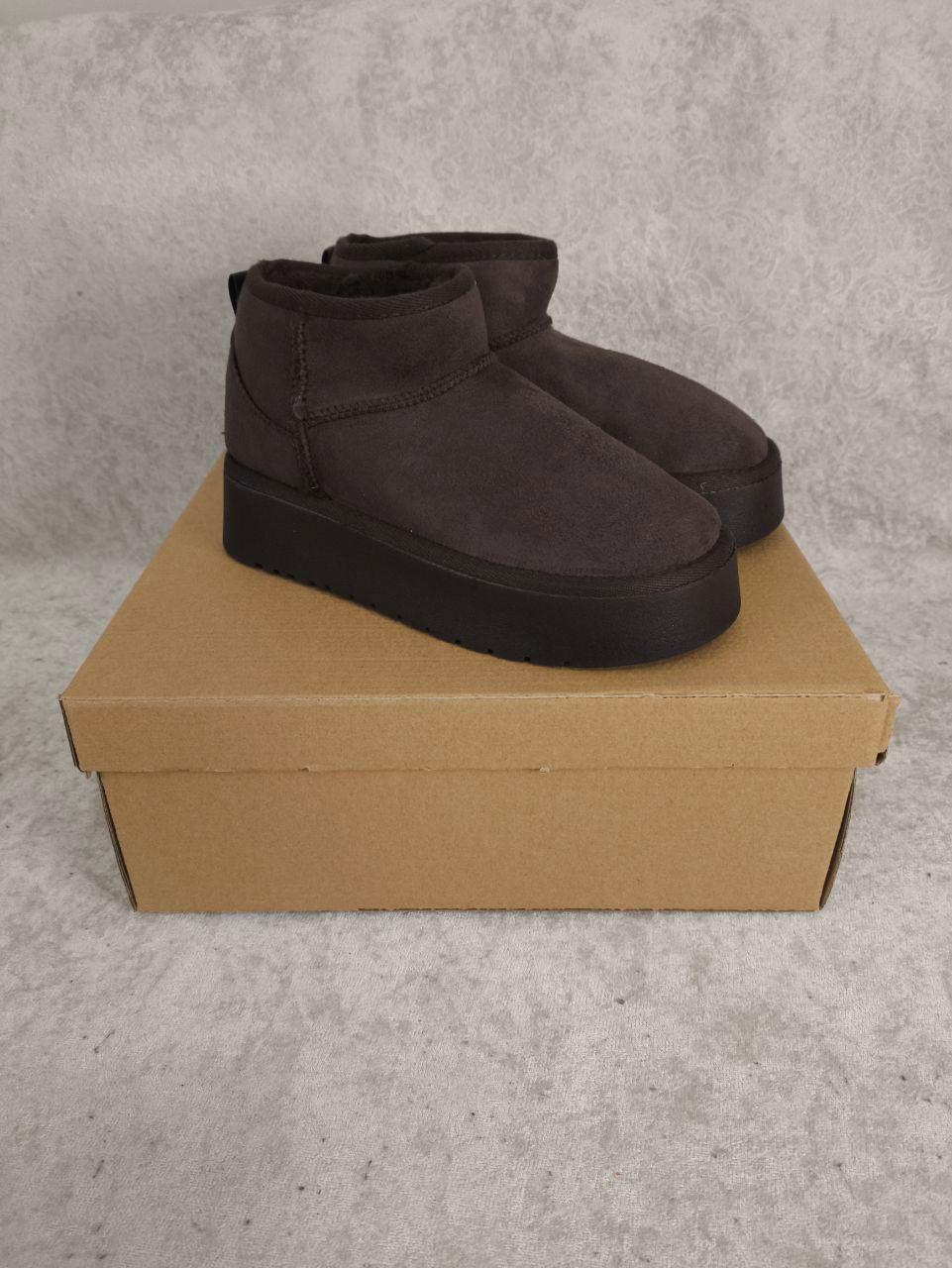 UGG Platform Acı Kahve Renk