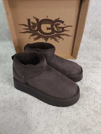 UGG Platform Acı Kahve Renk