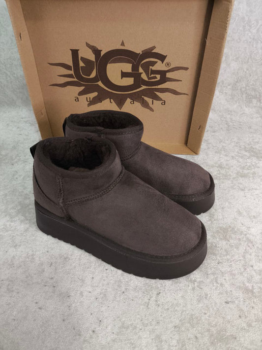UGG Platform Acı Kahve Renk